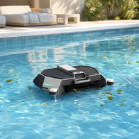 Addotron SE PRO, Limpiador Robótico de Piscinas Automático con Energía Solar, Batería Grande de 9600mAh, Control por Aplicación