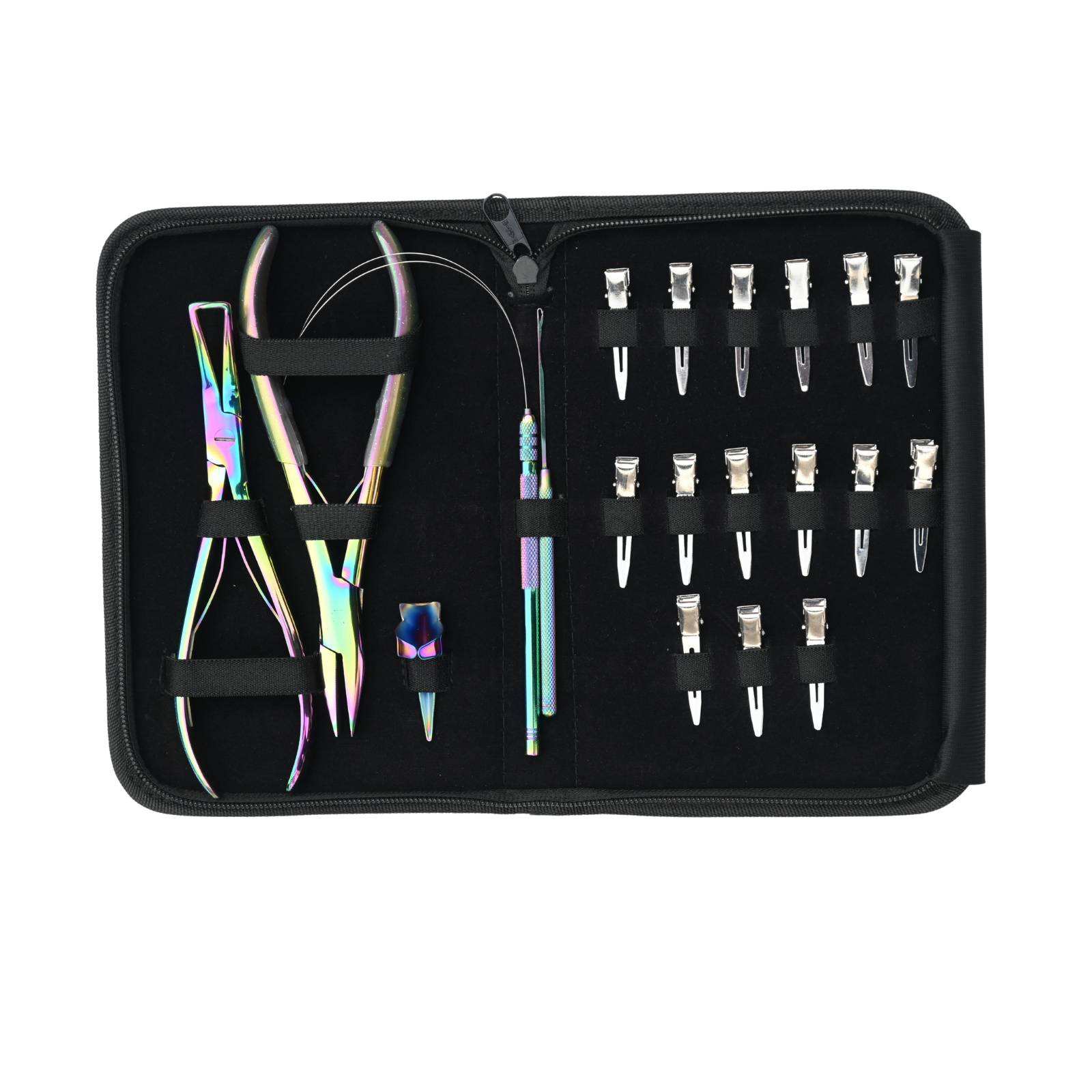 ชุดอุปกรณ์ต่อผมสีรุ้ง