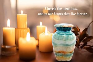 Urnes de conception la plus tendance pour les cendres humaines Nouveau design d'urnes de crémation en métal faites à la main pour le prix de gros - Product Image 4