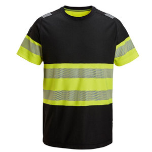 Camisetas de Seguridad al Por Mayor con Logotipo Personalizado OEM, Camiseta Reflectante Transpirable de Alta Visibilidad para Correo - Product Image 5