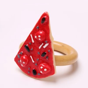 Servilletero con diseño de pizza, accesorio de Decoración de mesa divertido y único para fiestas y eventos de comedor en casa, aspecto elegante peculiar y juguetón - Product Image 2