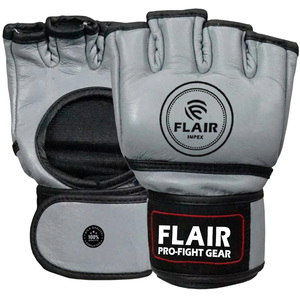 Gants professionnels en cuir PU demi-doigt Mma pour hommes gants d'entraînement grande taille prix usine approvisionnement pour l'entraînement de boxe - Product Image 1