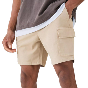 Alta calidad de calidad personalizada High Street Solid Summer Mens Cargo Shorts / 2024 Casual Outdoor Vintage Men Shorts Canvas Fabric - Product Image 1