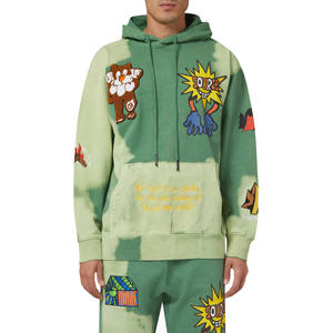 Ensemble de survêtement personnalisé pour homme 2025, effet délavé au soleil, coton respirant, streetwear, design de survêtement personnalisé, broderie, imprimé - Product Image 4