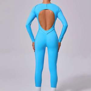 จั๊มสูทโยคะออกกำลังกายสำหรับผู้หญิงน้ำหนักเบาระบายอากาศได้ดีป้องกันริ้วรอยดีไซน์ยอดนิยม - Product Image 5