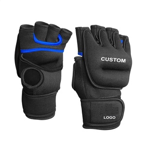 Guantes de fitness de alto rendimiento con soporte para la muñeca al por mayor guantes de levantamiento de pesas de entrenamiento de gimnasio fabricados en Pakistán - Product Image 3
