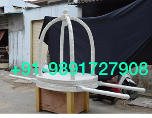 Fibra de cisne blanco Doli para novia Dulhan tradicional indio boda entrada Prop hermosa artesanía exportaciones directas India - Product Image 3