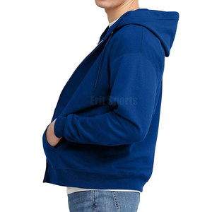 Sweat-shirts à capuche pour hommes en coton 100% avec impression de logo personnalisé - Vente directe d'usine - Product Image 2
