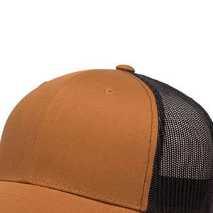 Casquettes de camionneur à dos en maille avec logo personnalisé, de haute qualité, respirantes, ajustables, à fermeture à pression, vente en gros de casquettes de camionneur - Product Image 6