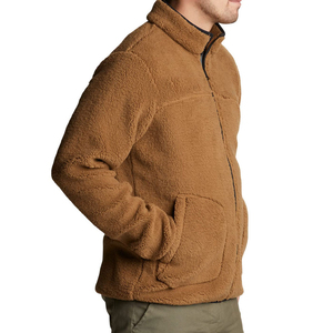 Best Selling Customized Logo Hot Sale Popular Outdoor Mountain Hiking <b>Jacket</b> Solid Design Warming <b>Sherpa</b> Fleece <b>Jackets</b> for <b>Men</b> - Product Image 3