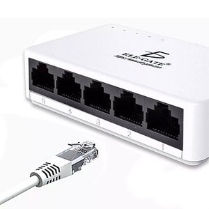 Switch Ethernet RJ45 a 5 Porte 100M con Funzioni POE, SNMP e QoS, Dispositivi di Rete Disponibili - Product Image 2