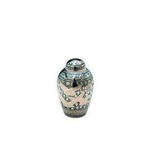 โกศโลหะทำมือสำหรับเผาขี้เถ้าของมนุษย์โกศโลหะตกแต่งแบบกำหนดเอง - Product Image 3