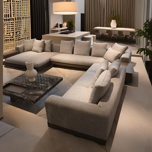 Juego de sofás modernos y elegantes, sofás modernos italianos para espacios de vida contemporáneos y comodidad lujosa - Product Image 1