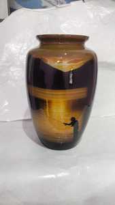 Urna de cremación de aluminio de estilo moderno de flores coloridas para cenizas humanas - Product Image 5