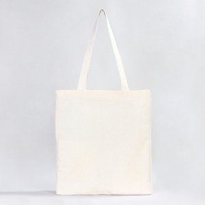 Blank Canvas <b>Medium</b> Cotton Tote <b>Bags</b> 16W X 14H X 5L Reusable Recyclable Heat Transfer Printing Letter Pattern for Advertising - Product Image 4