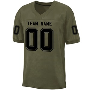 2025 Maillot de rugby de haute qualité pour hommes Chemise d'entraînement de football américain personnalisée avec nom et numéro d'équipe brodés - Product Image 4