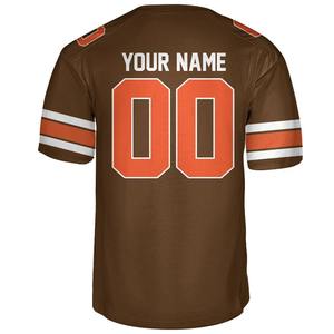 Precio al por mayor Número impreso camiseta de fútbol americano juvenil Camiseta de mejor diseño de calidad superior con precio bajo MOQ - Product Image 3