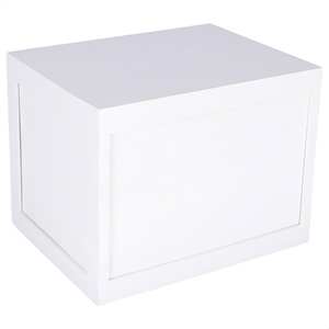 WELL HOME Cassettiera in Legno Bianco con 3 Cassetti 40x30x29cm - Product Image 6