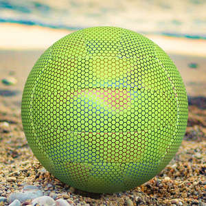 Logotipo personalizado de alta calidad que brilla en la oscuridad Voleibol luminoso brillante de PU suave para adultos - Product Image 3