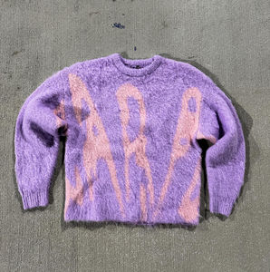 Suéter Personalizado para Hombre 2025 con Logotipo Propio, Tejido de Lana/Cachemira, Impresión Digital, Cuello Redondo Antiarrugas, Sudadera de Invierno - Product Image 3