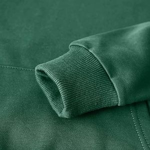 Vêtements de sport décontractés pour hommes, sweat à capuche zippé en coton vintage épais, pantalon de survêtement coupe coupe-vent coupe surdimensionnée, vente en gros - Product Image 4