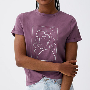 Camiseta de Algodón de Alta Calidad para Mujer, Personalizada, Informal de Verano, Ecológica, Talla Grande, SWIFT FUSION, Transpirable, de Secado Rápido, Corta - Product Image 4