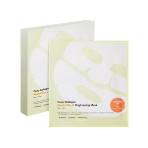 ซันบูนคอลลาเจน Niacin-Vita C หน้ากากสำหรับค้างคืน37gx4ea สกินแคร์เกาหลีมาสก์ไนอาซินาไมด์ & วิตามินซี - Product Image 1