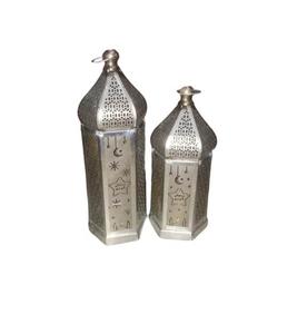 ชุดโคมไฟเหล็กแขวน2ชิ้นพร้อมขัดเงาสำหรับตกแต่งบ้านโคมไฟแขวนโลหะ - Product Image 3