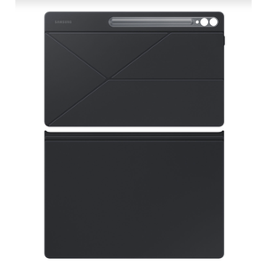 Housse pour Samsung Smart Book compatible avec Galaxy Tab S9 Ultra, design pliable en trois parties, en acrylique, PU et cuir, compatible avec les iPad - Product Image 2