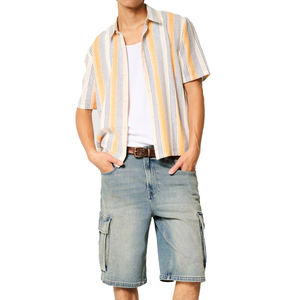 New Trendy Cool Good Huge Fabric Suitable Breathable Cozy Material Stylish Denim <b>Short</b> <b>Jeans</b> Pants <b>for</b> <b>Men</b> From Bangladesh - Product Image 3