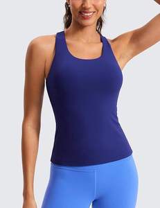 Women's Tank Tops Customizable High Quality Soft Knitted Fabric Relaxed Fit Casual Wear Gym Layering Solid - Product Image 2