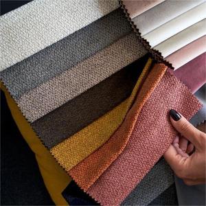 Échantillon gratuit haute densité aspect rugueux épais canapé tissu d'ameublement nouveaux rideaux en lin 100% tissu en lin - Product Image 3