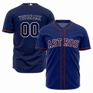 Camiseta de Béisbol Personalizable con Botones, Ribete en Contraste, Nombre y Número Personalizados, Transpirable y que Absorbe la Humedad - Product Image 5