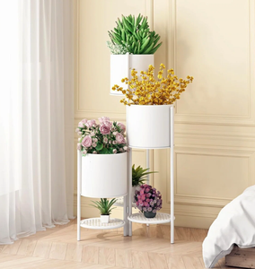 Home Craft Exports Soporte de planta de metal de estilo moderno Decoración para el hogar interior y exterior Soporte de flores Venta caliente para aplicación de jardín - Product Image 4