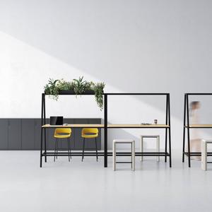 Bàn cao hợp tác hiện đại cho văn phòng & nhà bếp cho cuộc họp mở & đồ nội thất dự án Bàn hội nghị phong cách - Product Image 6