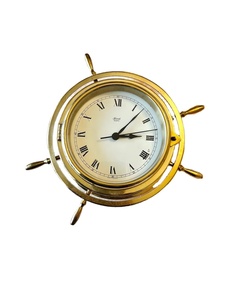 Đồng thau cổ điển tàu chuông đồng hồ Đức hải lý phong cách tàu bánh xe đồng hồ bởi Calvin thủ công mỹ nghệ - Product Image 3