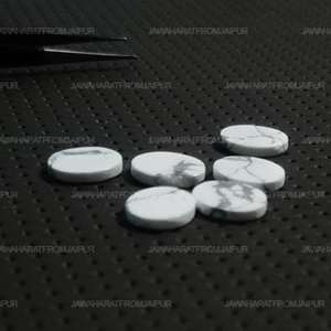 คุณภาพส่งออกระดับพรีเมียมถึงเกรด 100% ฮาวไลท์ธรรมชาติรูปไข่แบนอัญมณี Cabochon สําหรับตกแต่งบ้านและเครื่องประดับวัตถุประสงค์ - Product Image 2