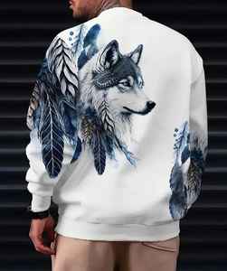 Sweat-shirt d'hiver pour homme ultra doux et personnalisable, en polaire polyester/coton, respirant et imperméable, tissu 380g - Product Image 2