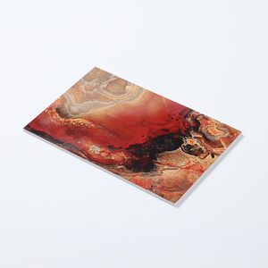 Nóng bán không thấm nước vàng Tường Bảng điều khiển tường Bảng điều khiển UV tấm đá cẩm thạch PVC tấm đá cẩm thạch - Product Image 1