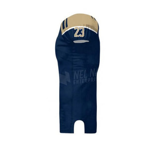 Tenue de football américain personnalisable 2025 – Maillot et pantalon extensibles respirants, fabrication OEM, pour adultes, imprimés, taille plus, 100 % coton, fabriqués au Pakistan - Product Image 4