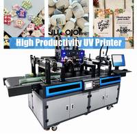 Machine d'impression à plat haute vitesse Jucolor pour les couvertures de boîtes cosmétiques, PVC, plastique, métal, bois, imprimante UV numérique