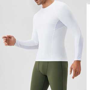 Camiseta de Compresión Deportiva de Alta Calidad, Ligera, para Hombre, con Logotipo Personalizado, Secado Rápido, Transpirable y Ecológica - Product Image 2