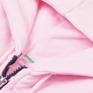 Surdimensionné Hommes Zipper Hoodie Puff Plain Dyed Long Coton Polaire Tissu Personnalisé Conçu Meilleur Prix Hommes Hoodies 6XL XL Tailles - Product Image 3