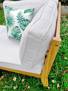 Ensemble de canapé élégant pour meubles de jardin intérieur/extérieur avec pouf ciblé pour un confort optimal - Product Image 4