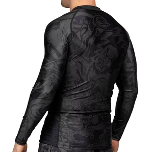 Wholesale Custom Sublimated <b>Printed</b> Rash Guard High Quality Jiu Jitsu Kimono Bjj Gear Men's Fitness Stretch Rashguard - Product Image 6