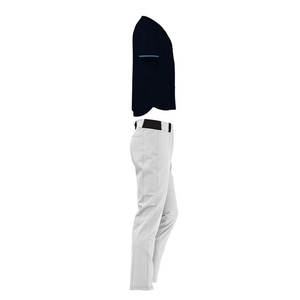 Conjunto de Uniforme de Béisbol para Hombre, Jersey Azul Marino, Pantalones Blancos con Bordado de Nombre y Número del Equipo, Poliéster que Absorbe la Humedad - Product Image 6
