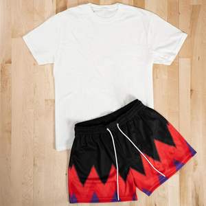 Nuevo diseño de verano malla deporte secado rápido transpirable Hiphop impresión caliente pantalones cortos de moda para hombre pantalones cortos de malla pantalones cortos ftrom Pakistan - Product Image 3