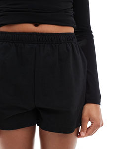 2025 Summer Shorts Ladies Jogger 100% Cotton Fleece Shorts for Women <b>Elastic</b> <b>Waist</b> Gym Sweat Ladies Sexy and comfortable shorts - Product Image 5