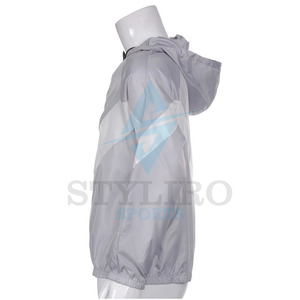 STYLIRO SPORTS Men's Winter Windbreaker <b>Jacket</b> Hooded Zipper Closure <b>Waterproof</b> Quick Dry Breathable Eco-Friendly Front - Product Image 5