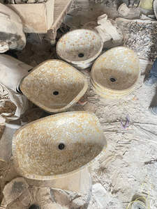 อ่างล้างจานแบบฝังมุกสำหรับตกแต่งบ้านโรงแรมหรูหราห้องน้ำและห้องนอน - Product Image 6